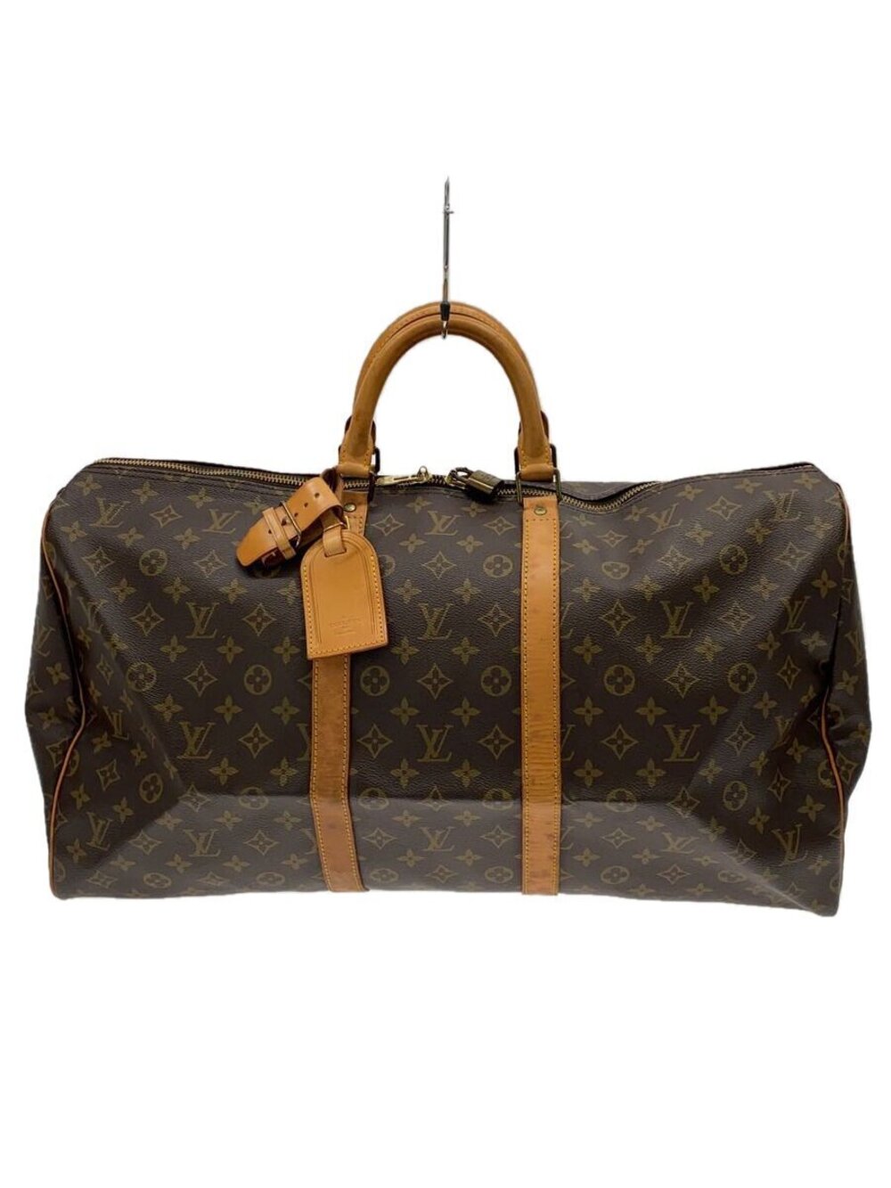 Louis Vuitton Boston Bag Leather Brown All over